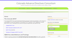 Desktop Screenshot of coloradoadvancedirectives.com