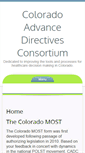Mobile Screenshot of coloradoadvancedirectives.com